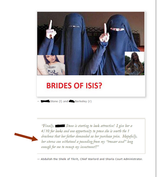 Rauhauser Blog Post Calls For Death And Rape; June, 2017 14 Rauhauser Blog Post Calls For Death And Rape; June, 2017 - 14