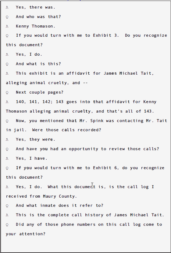 USA v Douglas Spink Parole Revocation Hearing; June 2010 11 USA v Douglas Spink Parole Revocation Hearing; June 2010 - 11