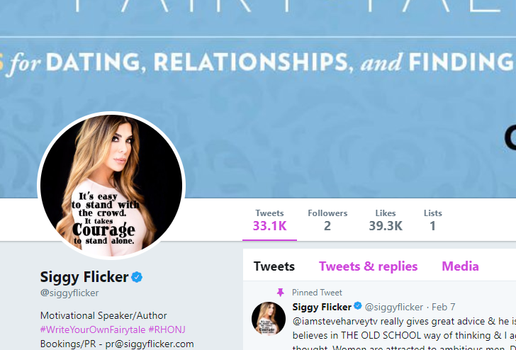 False Alarm. Siggy Flicker Quits Twitter, Then Returns - 4