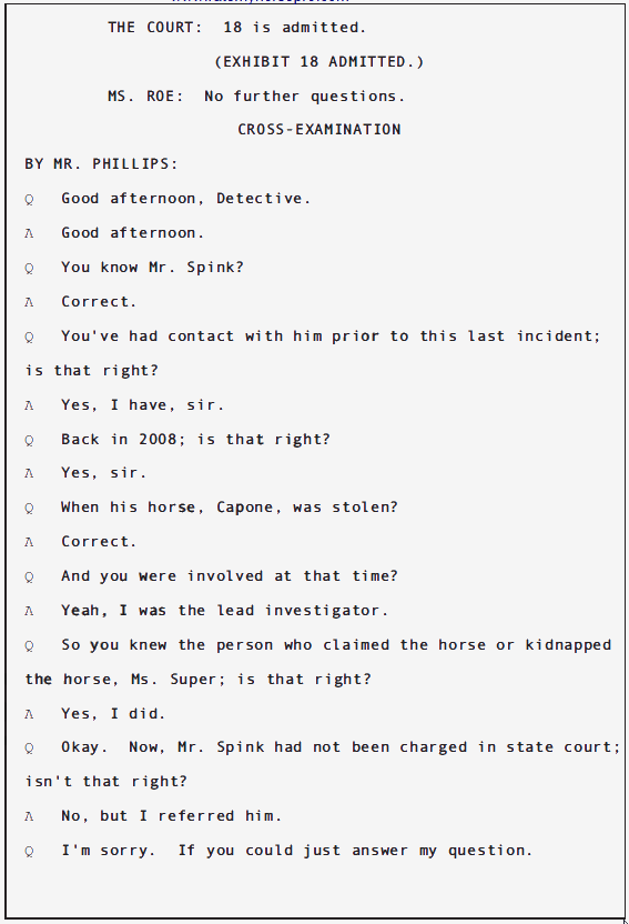 USA v Douglas Spink Parole Revocation Hearing; June 2010 63 USA v Douglas Spink Parole Revocation Hearing; June 2010 - 63