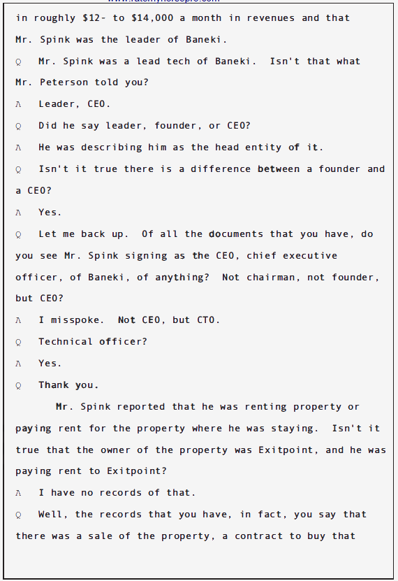 USA v Douglas Spink Parole Revocation Hearing; June 2010 42 USA v Douglas Spink Parole Revocation Hearing; June 2010 - 42
