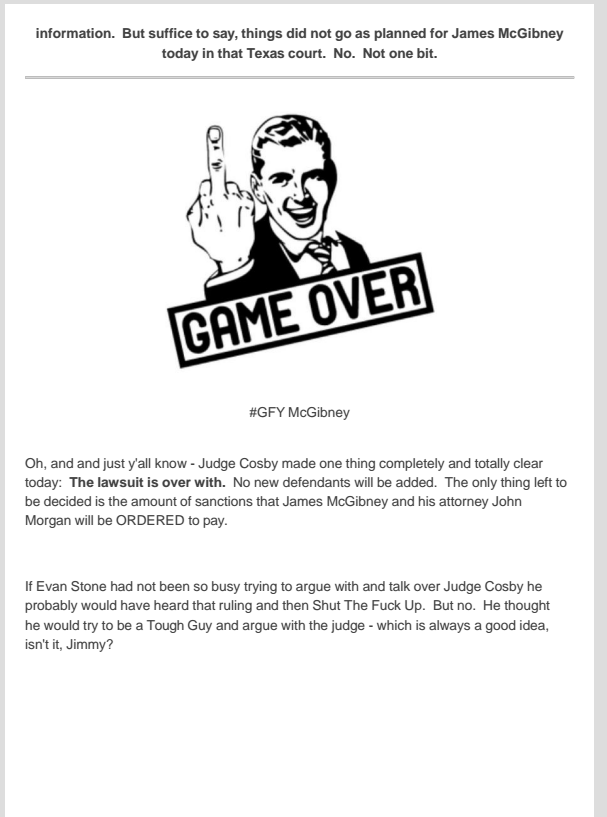 Exhibit K, James McGibney Affidavit; April 7th, 2016 3 Exhibit K, James McGibney Affidavit; April 7th, 2016 - 3