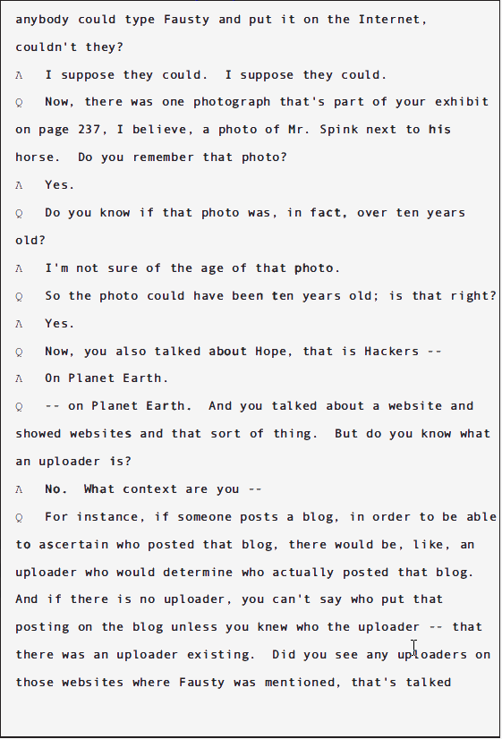 USA v Douglas Spink Parole Revocation Hearing; June 2010 31 USA v Douglas Spink Parole Revocation Hearing; June 2010 - 31