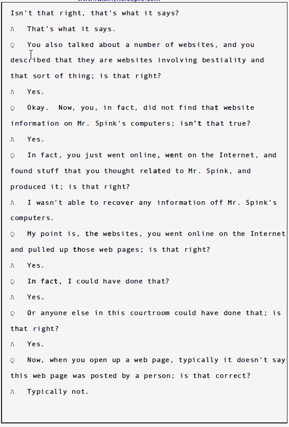 USA v Douglas Spink Parole Revocation Hearing; June 2010 26 USA v Douglas Spink Parole Revocation Hearing; June 2010 - 26