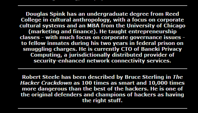 Doug Spink Violates Parole At Last Hackers On Planet Earth; July 20, 2008 3 Doug Spink Violates Parole At Last Hackers On Planet Earth; July 20, 2008 - 3