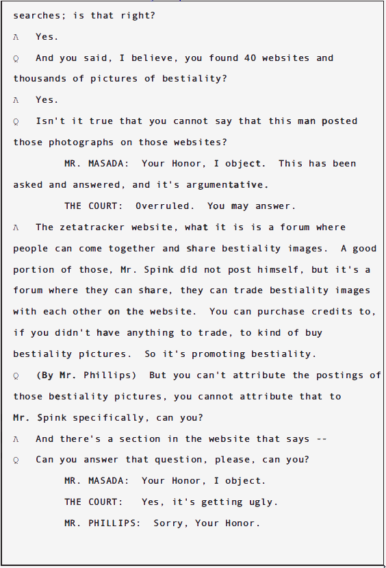 USA v Douglas Spink Parole Revocation Hearing; June 2010 34 USA v Douglas Spink Parole Revocation Hearing; June 2010 - 34