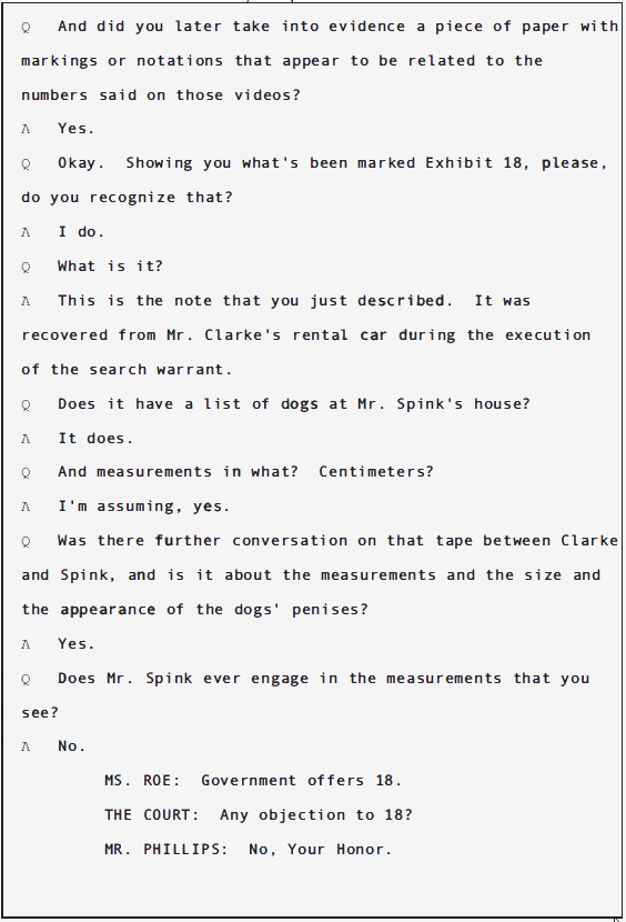 USA v Douglas Spink Parole Revocation Hearing; June 2010 62 USA v Douglas Spink Parole Revocation Hearing; June 2010 - 62