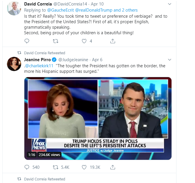 Giuliani Goon, David Correia's Deleted Twitter Timeline 12 Giuliani Goon, David Correia's Deleted Twitter Timeline - 12