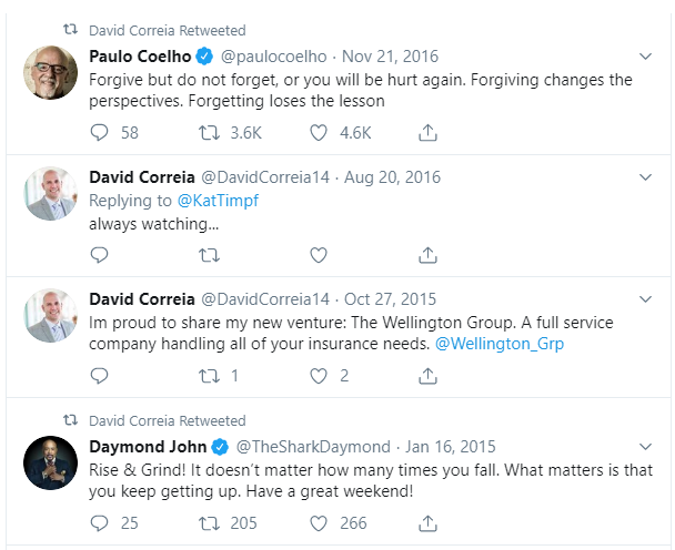 Giuliani Goon, David Correia's Deleted Twitter Timeline 20 Giuliani Goon, David Correia's Deleted Twitter Timeline - 20
