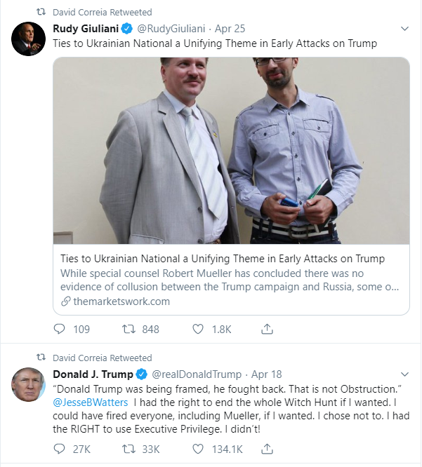 Giuliani Goon, David Correia's Deleted Twitter Timeline 10 Giuliani Goon, David Correia's Deleted Twitter Timeline - 10