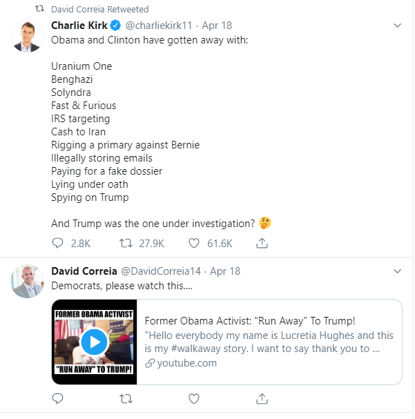 Giuliani Goon, David Correia's Deleted Twitter Timeline 11 Giuliani Goon, David Correia's Deleted Twitter Timeline - 11