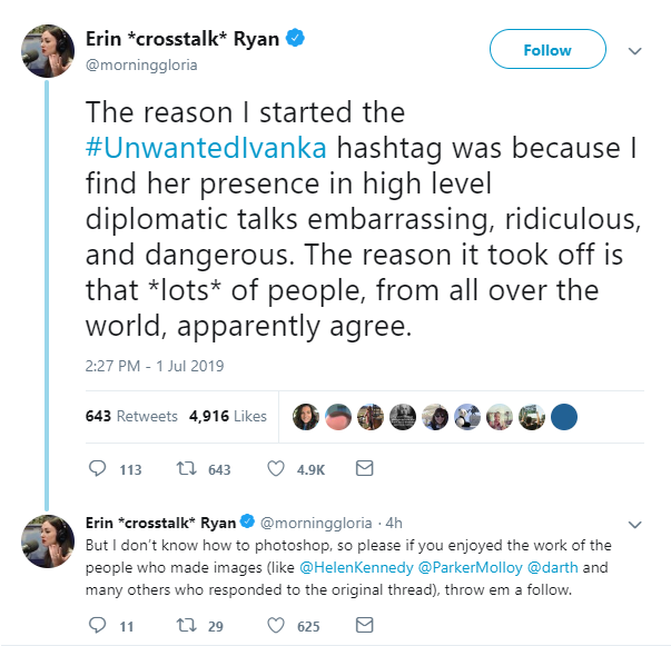 #UnwantedIvanka Is Still Hilarious 2 #UnwantedIvanka Is Still Hilarious - 2