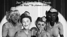 Black and White photo for animation contest with Zile and Bea and Better Midler 3d avatars