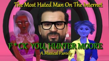 F*ck You Mister Hunter Moore, parody featuring Bullyville, Anons, Dancing Dildoes, and Hunter Moore - 1