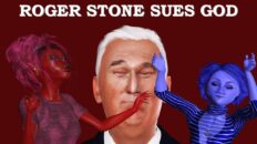 Zile and Bea with Roger Stone