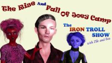 Zile and Bea with serial stalker and doxer Joey Camp