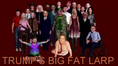 Group scene with assorted Trump cronies