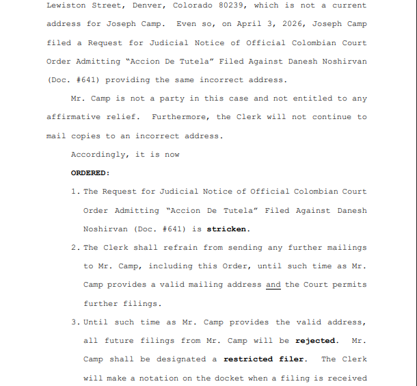 Florida Judge Tosses Joey Camp Out Of Court! - 2